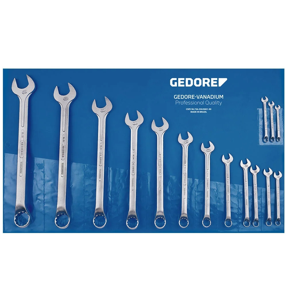 JOGO DE CHAVE COMBINADA GEDORE 6 A 32 1B-15M