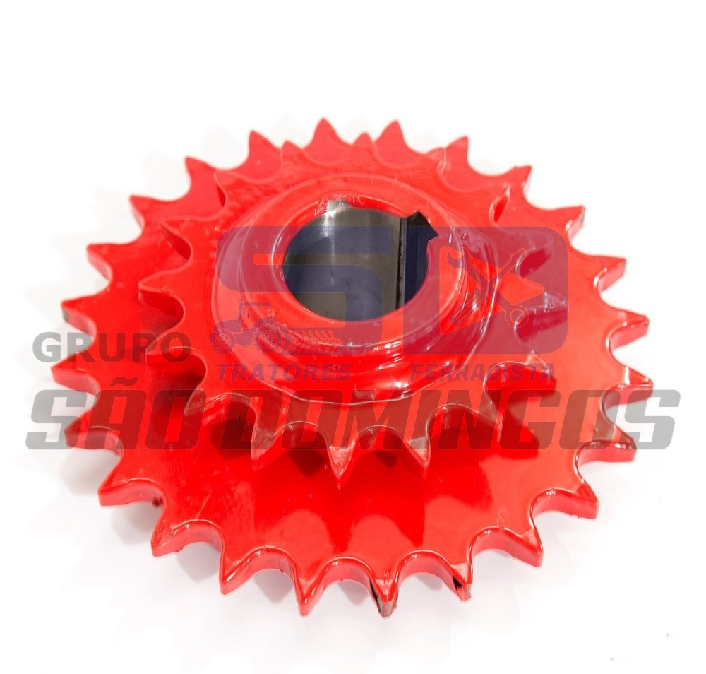 ENGRENAGEM DUPLA Z24 Z16 ASA 50 TEMPERADA